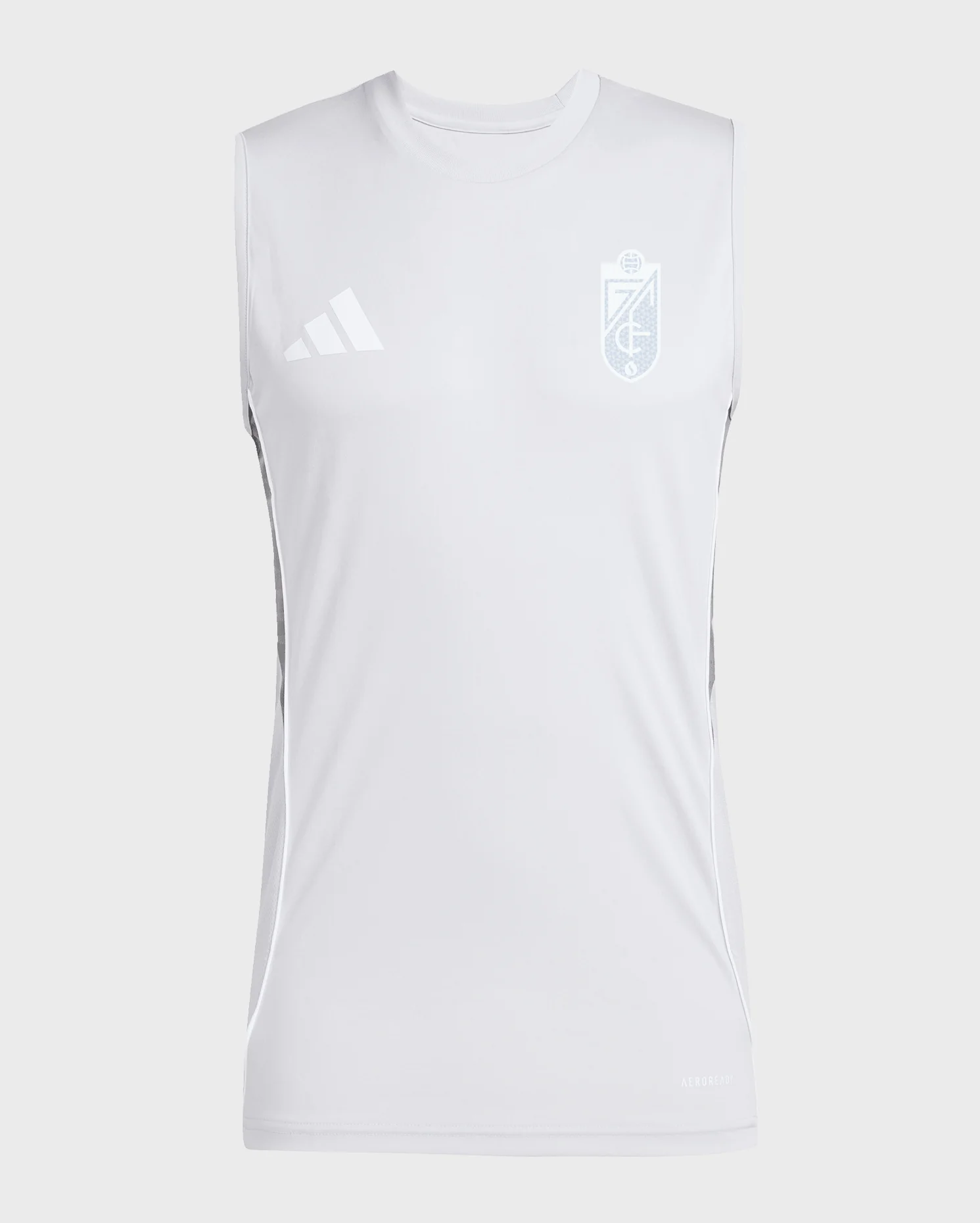 Camiseta Entreno Sin Mangas Gris Hombre adidas 25-26 - Image 5