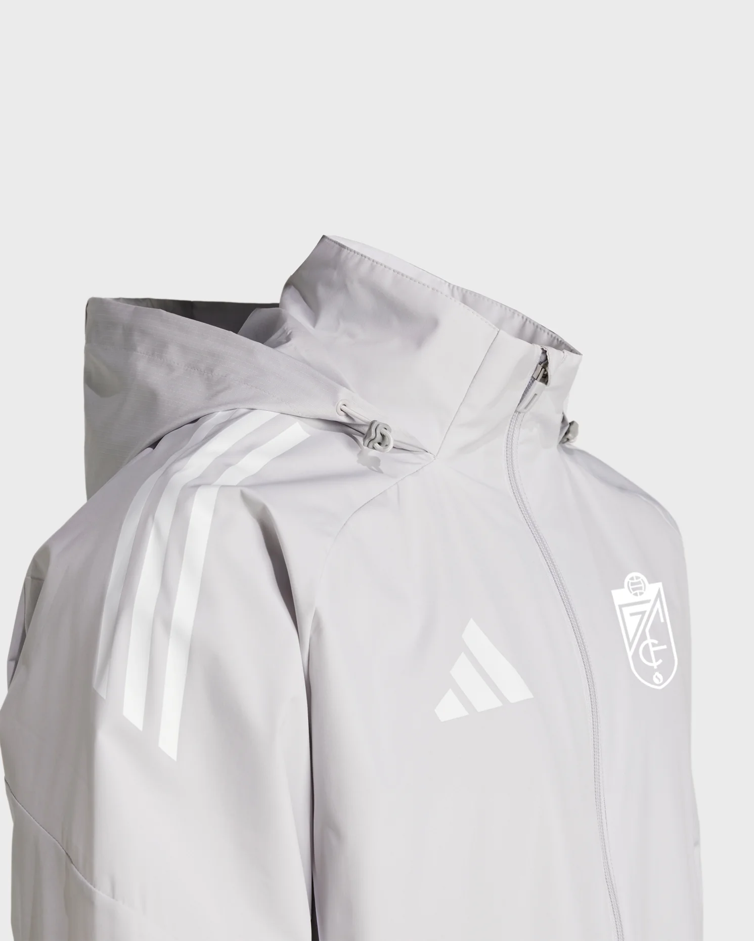 Chubasquero Entreno Gris Hombre adidas 25-26 - Image 6