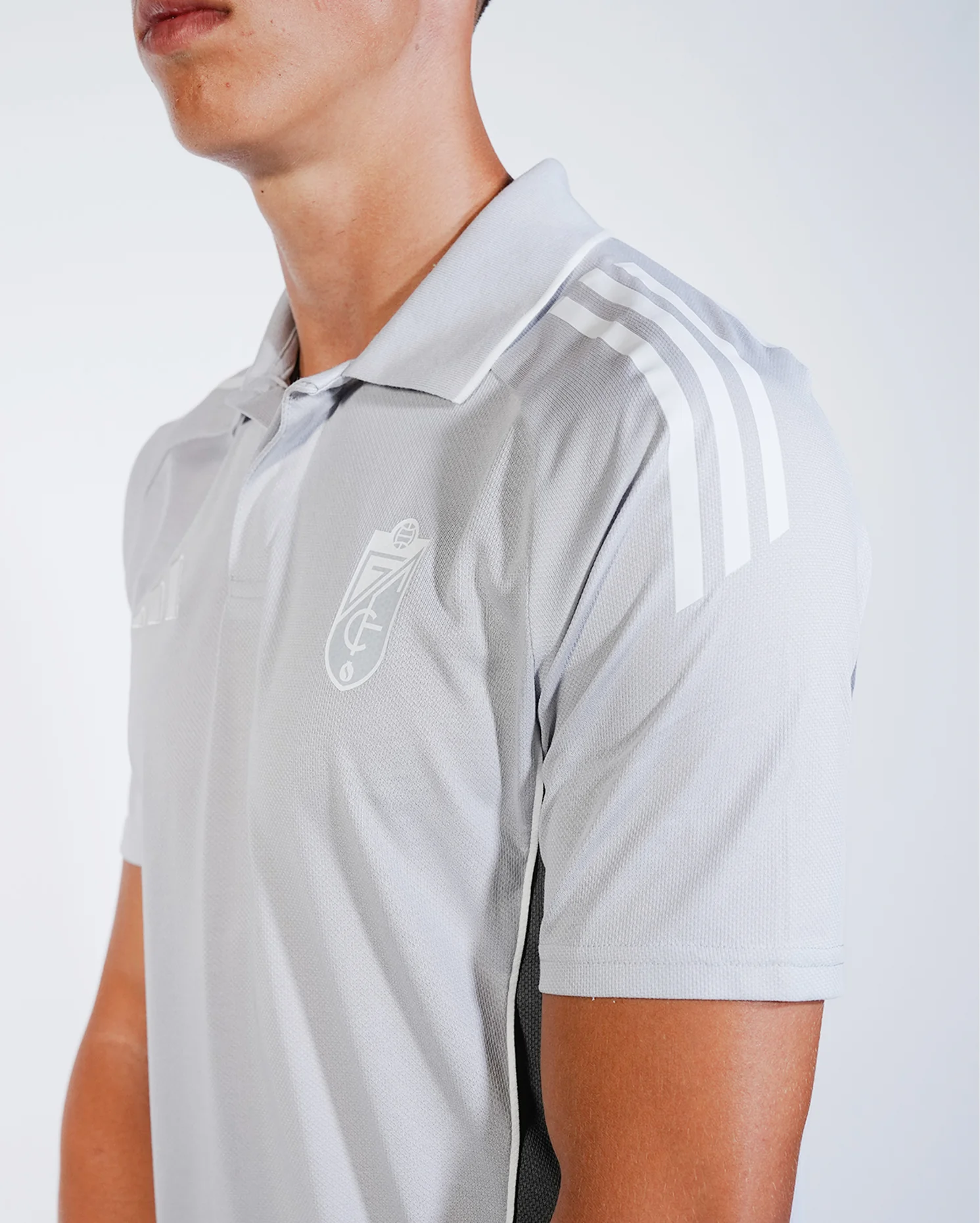 Polo Gris Hombre adidas 25-26 - Image 3