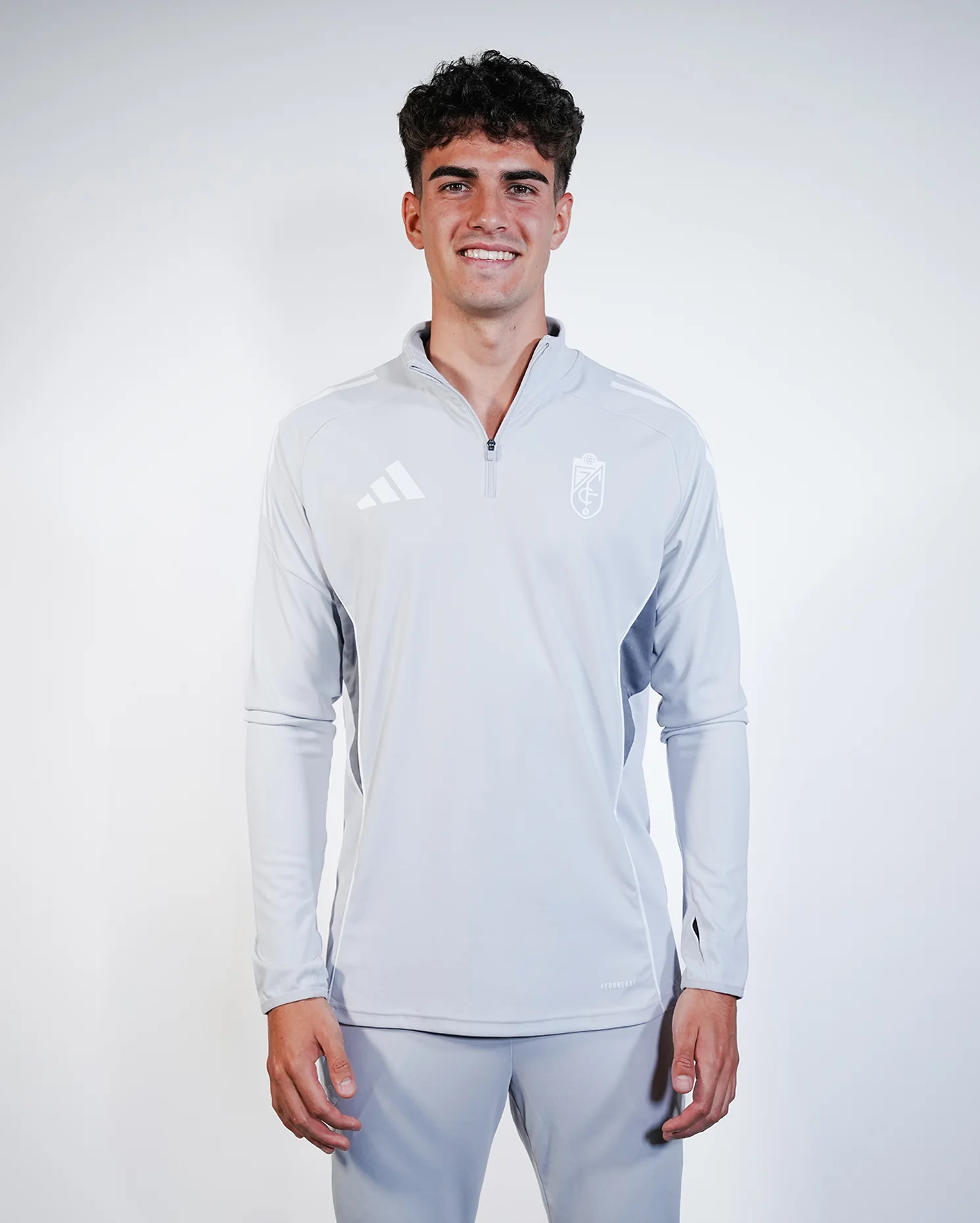 Sudadera Entreno Gris Hombre adidas 25-26 - Image 3