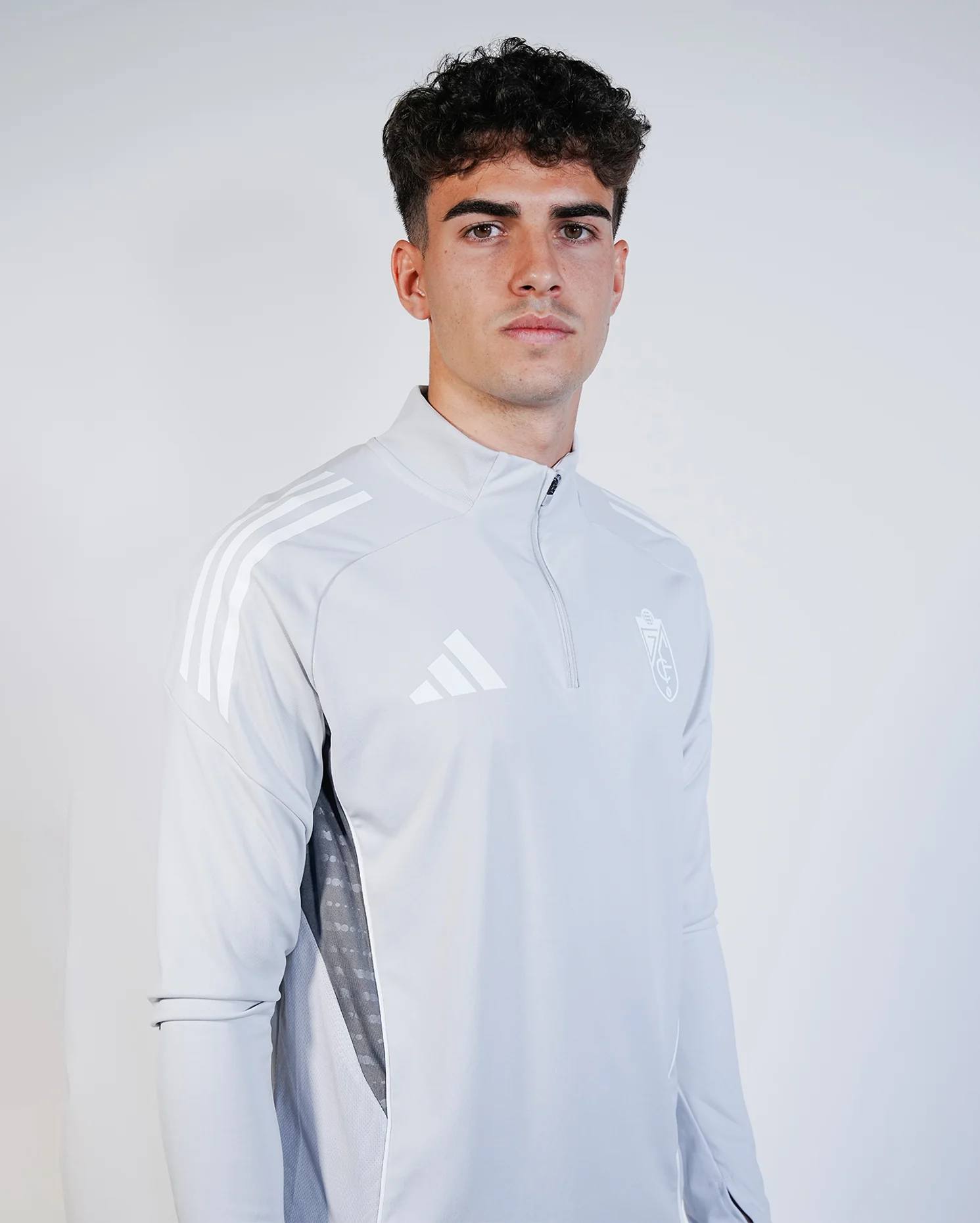 Sudadera Entreno Gris Hombre adidas 25-26 - Image 4